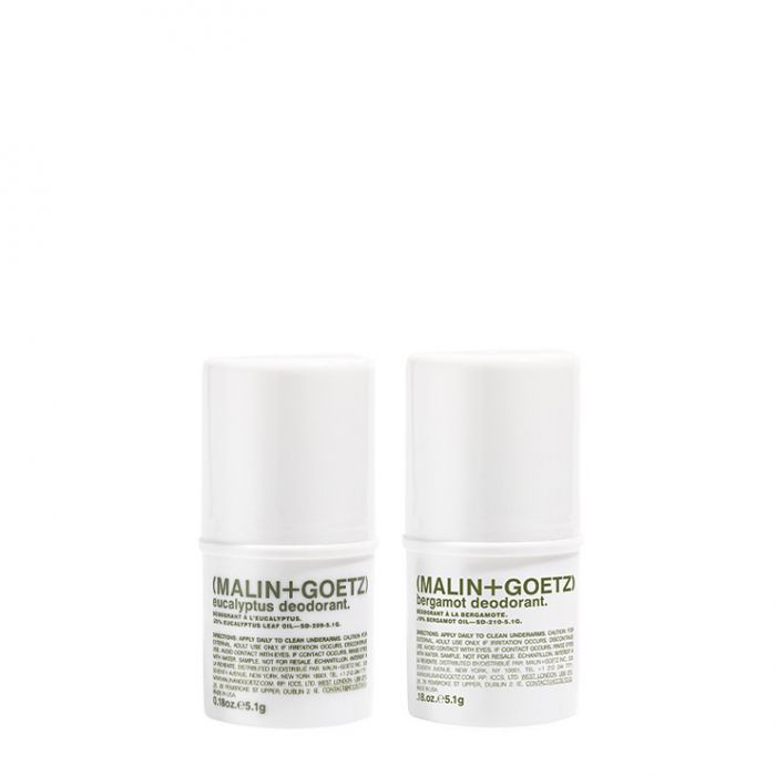 trial size bergamot and eucalyptus deodorants